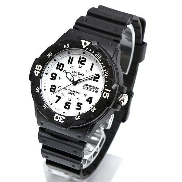 Casio MRW-200H-7BVDF Analog Black Resin Strap Watch for Men