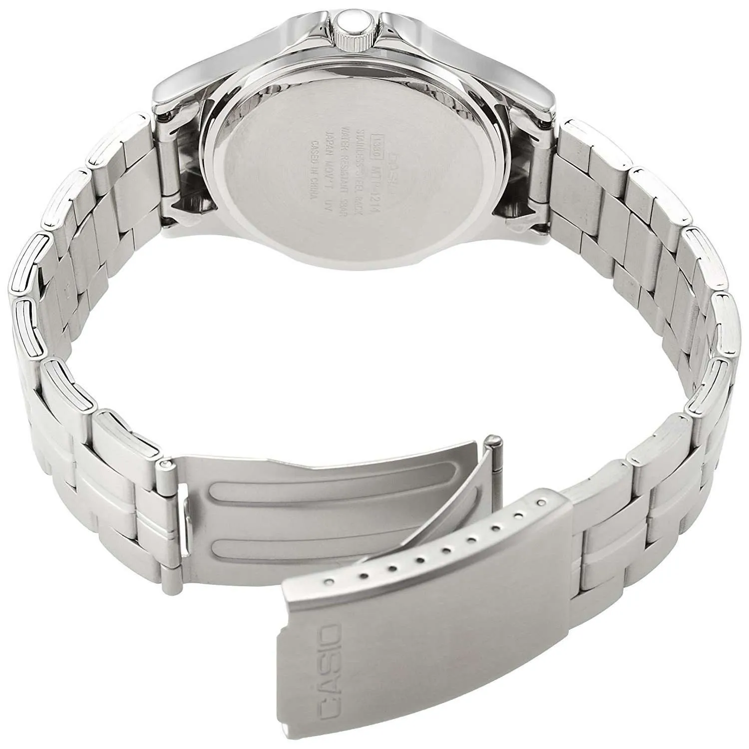 Casio MTP-1214A-2AVDF Silver Stainless Steel Strap Watch for Men