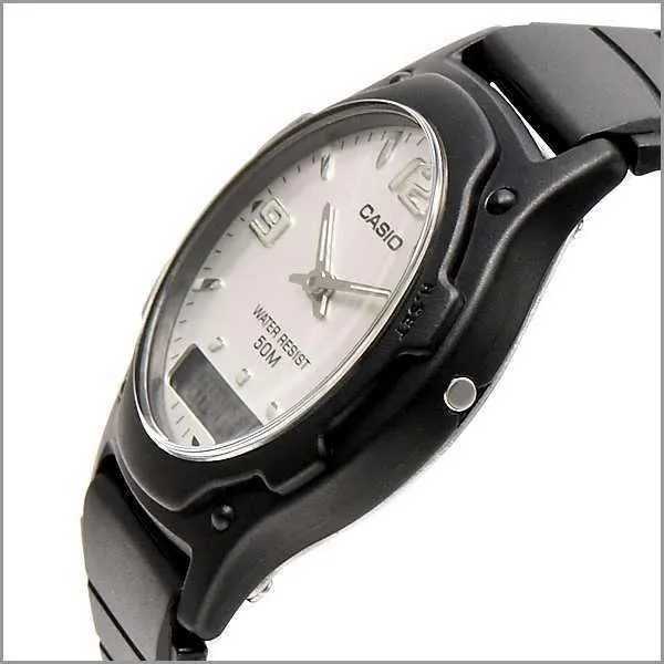 Casio Standard AW-49HE-7AVDF Black Resin Strap Watch for Men