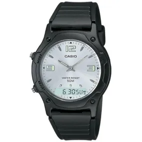 Casio Standard AW-49HE-7AVDF Black Resin Strap Watch for Men