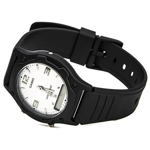 Casio Standard AW-49HE-7AVDF Black Resin Strap Watch for Men