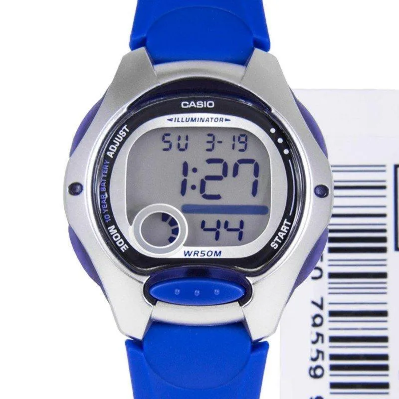 Casio Standard LW-200-2A Blue Resin Strap Watch for Women