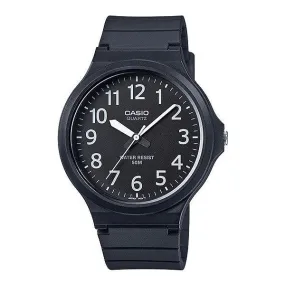 Casio Standard MW-240-1BVDF  Black Resin Strap Unisex Watch