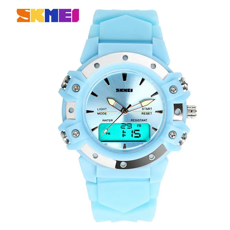 Casual Wristwatches Digital & Analog Multifunction Quartz Watch
Waterproof Student Sports Watches for Women