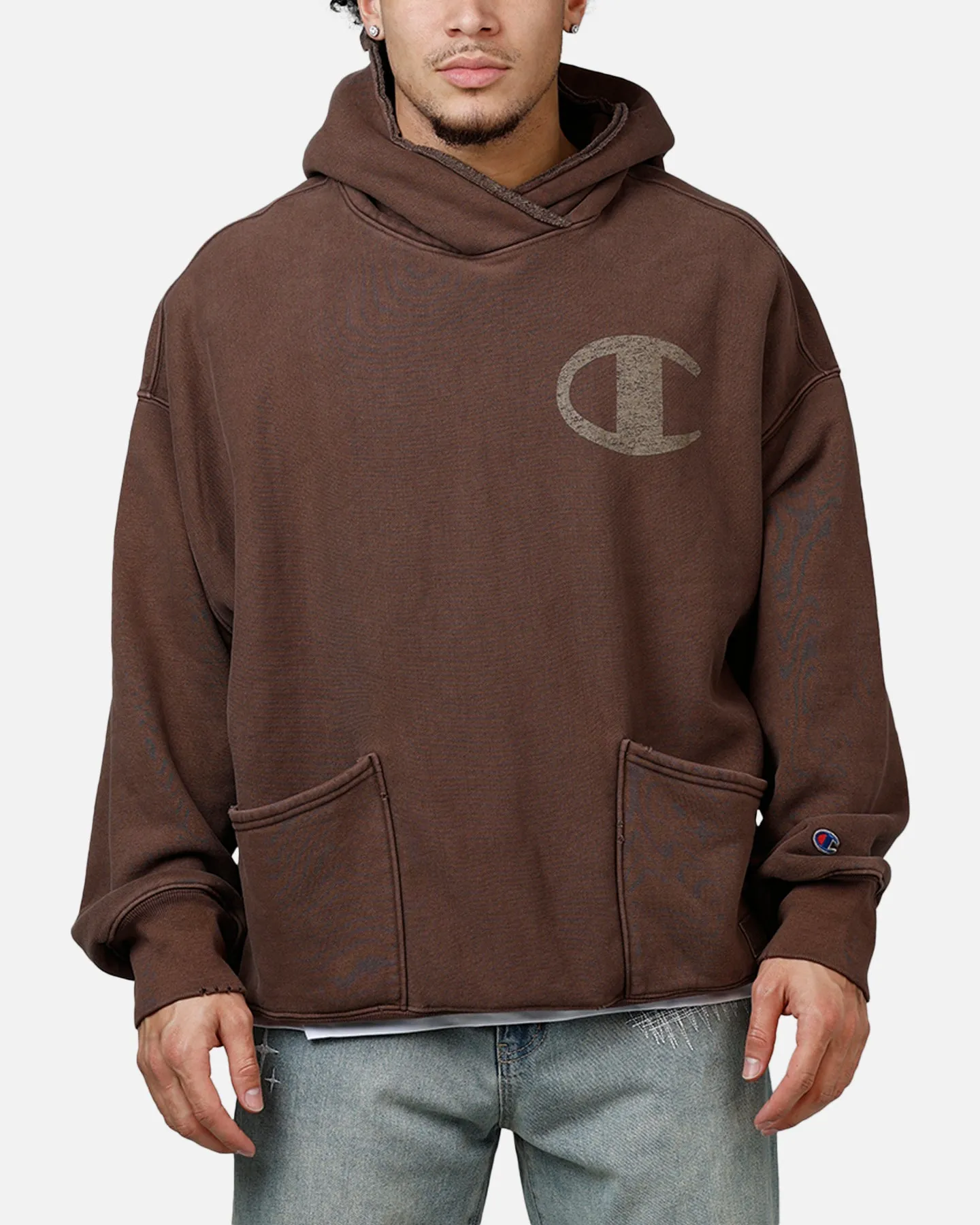 Champion XXL Hoodie Chocolate