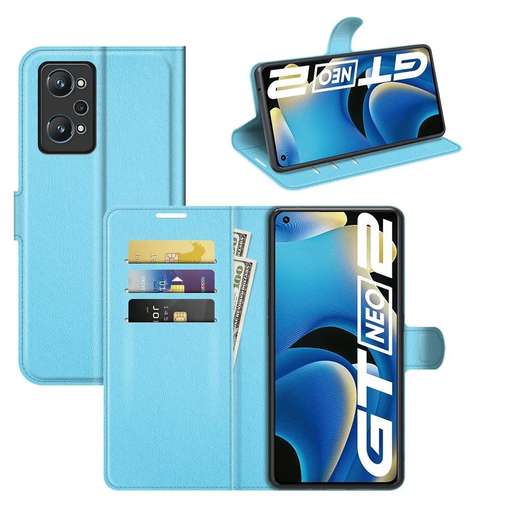 Classic Realme GT2 / GT Neo2 flip case - Blue