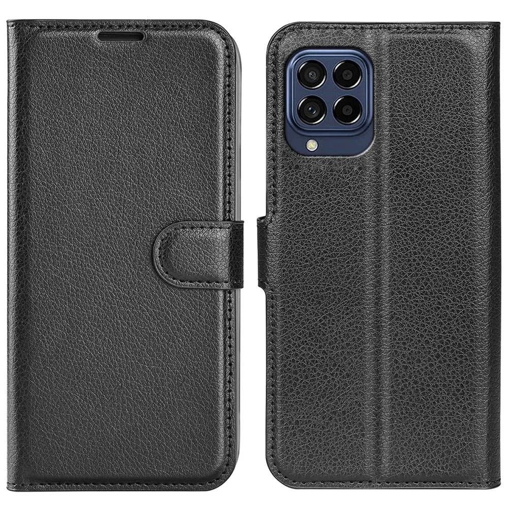 Classic Samsung Galaxy M33 5G flip case - Black