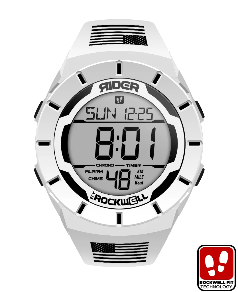 Coliseum Fit™ Freedom Edition (White/Black) Watch