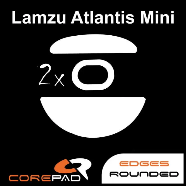 Corepad Skatez Mouse Feet for Lamzu Atlantis Mini