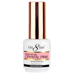 Cre8tion Crystal Gel, Pink, 09618, 0.5oz KK