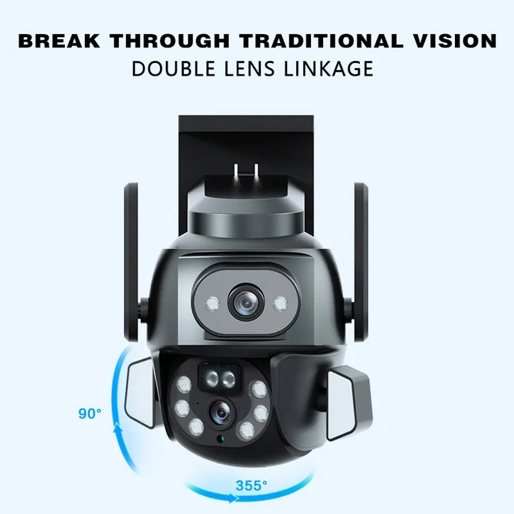 CRONY CG-Q821A WIFI-4MP carecamPro APP Dual gun-ball linkage Camer