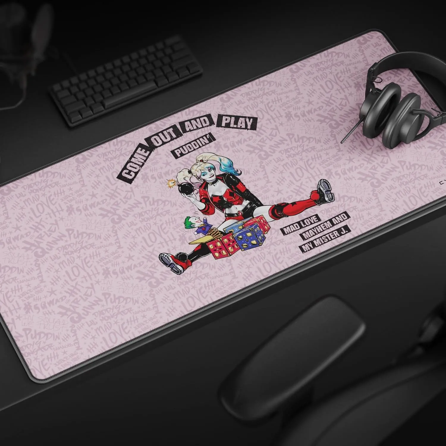 CYBEART HARLEY QUINN GAMING MOUSE PAD RAPID SERIES 450 MM (L)