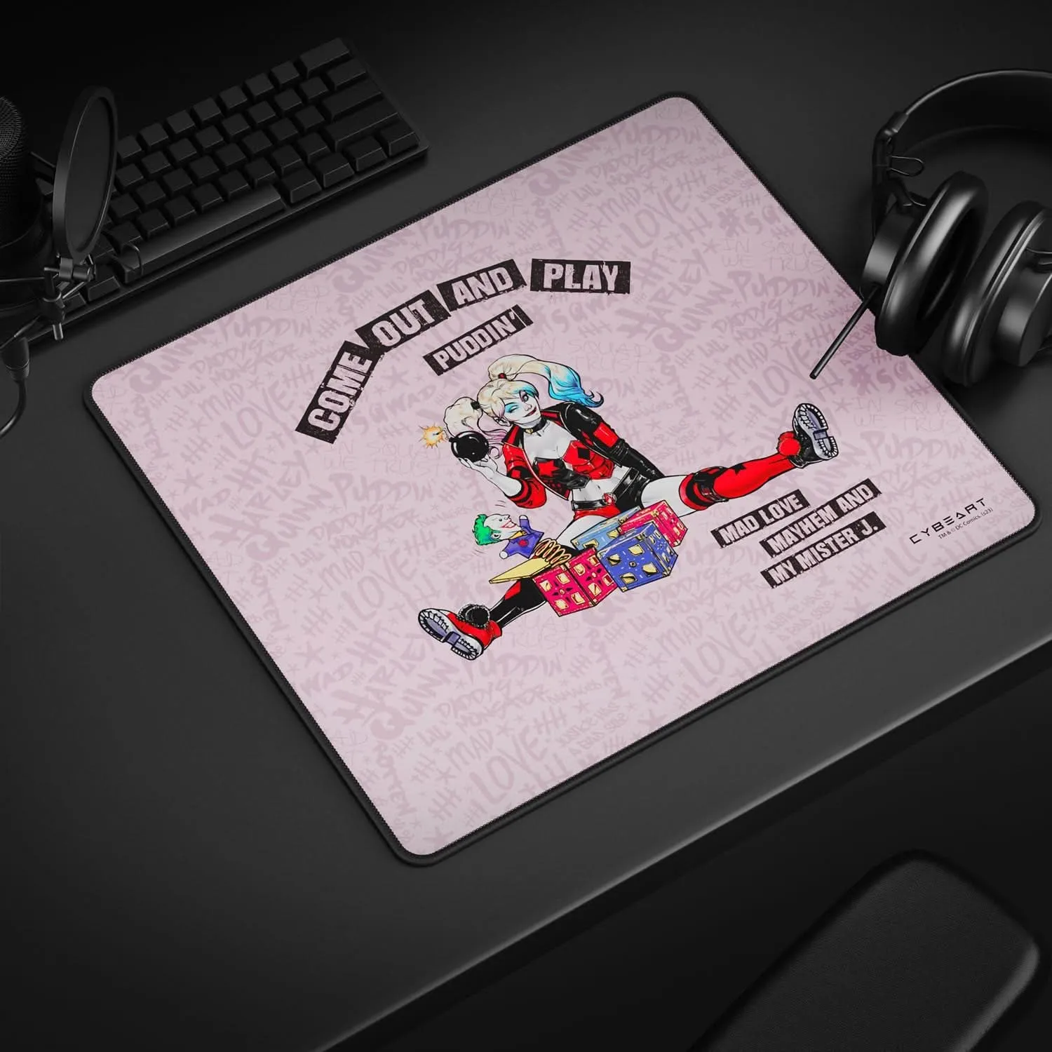 CYBEART HARLEY QUINN GAMING MOUSE PAD RAPID SERIES 450 MM (L)