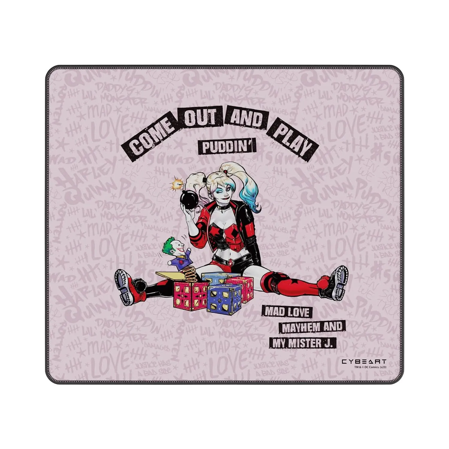 CYBEART HARLEY QUINN GAMING MOUSE PAD RAPID SERIES 450 MM (L)