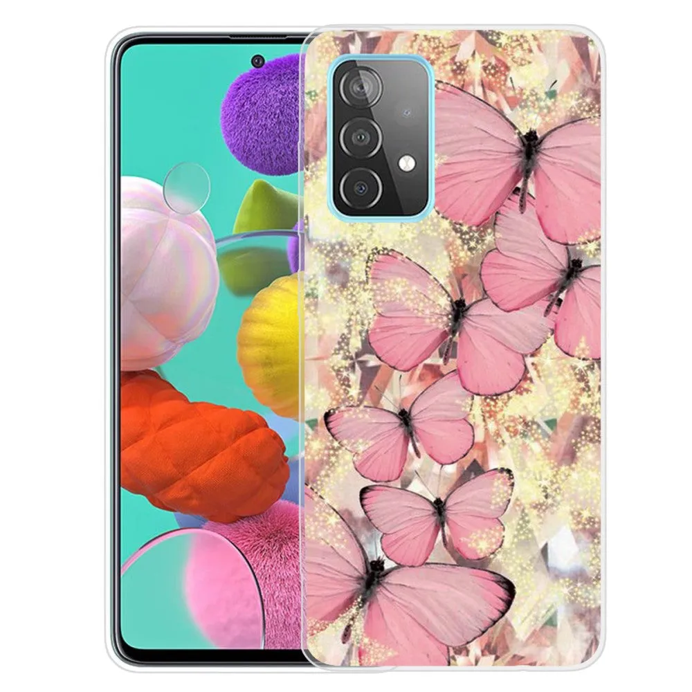 Deco Samsung Galaxy A13 4G case - Pink Butterflies