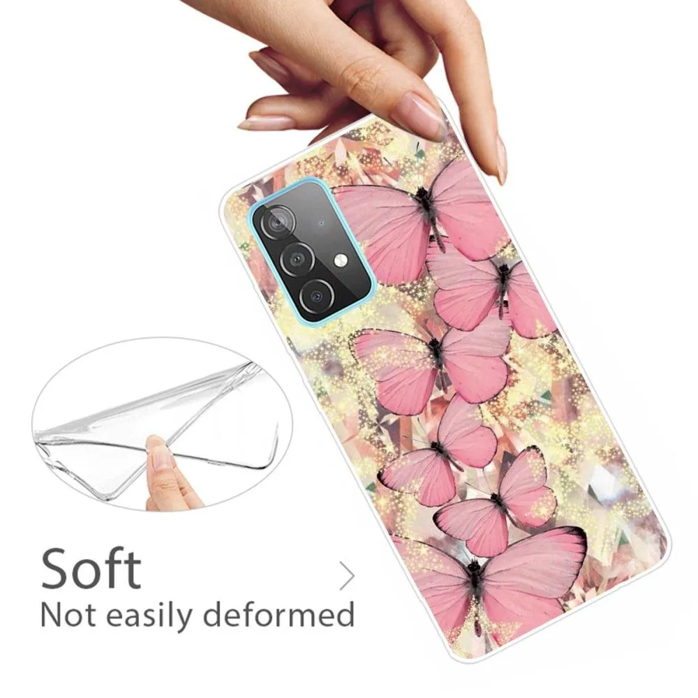 Deco Samsung Galaxy A13 4G case - Pink Butterflies