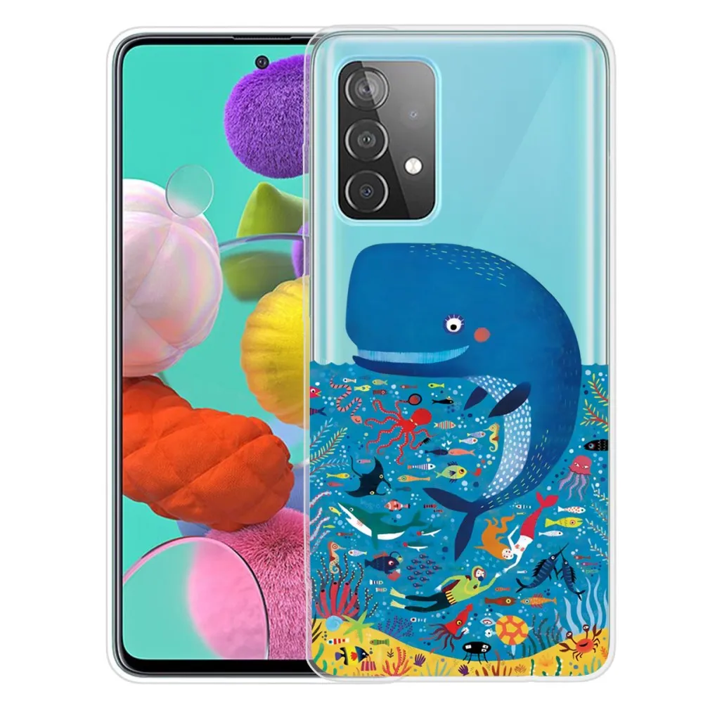 Deco Samsung Galaxy A73 case - Whale