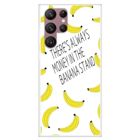 Deco Samsung Galaxy S22 Ultra case - Bananas and Letters