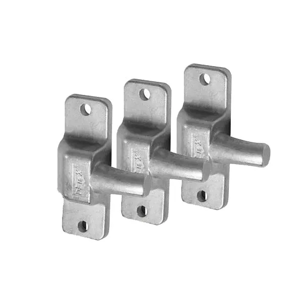 Detex - DTX-DX3 - Triple Hinge Bolts - Through Bolt Mounting - Gray