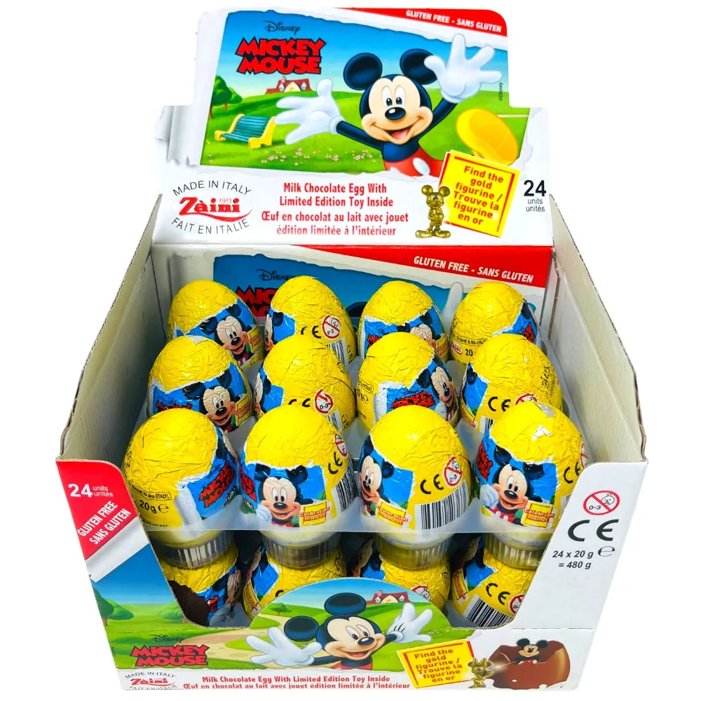 Disney Mickey Mouse Chocolate Eggs