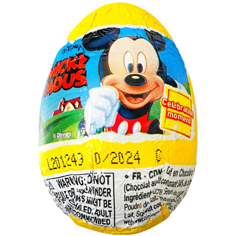 Disney Mickey Mouse Chocolate Eggs