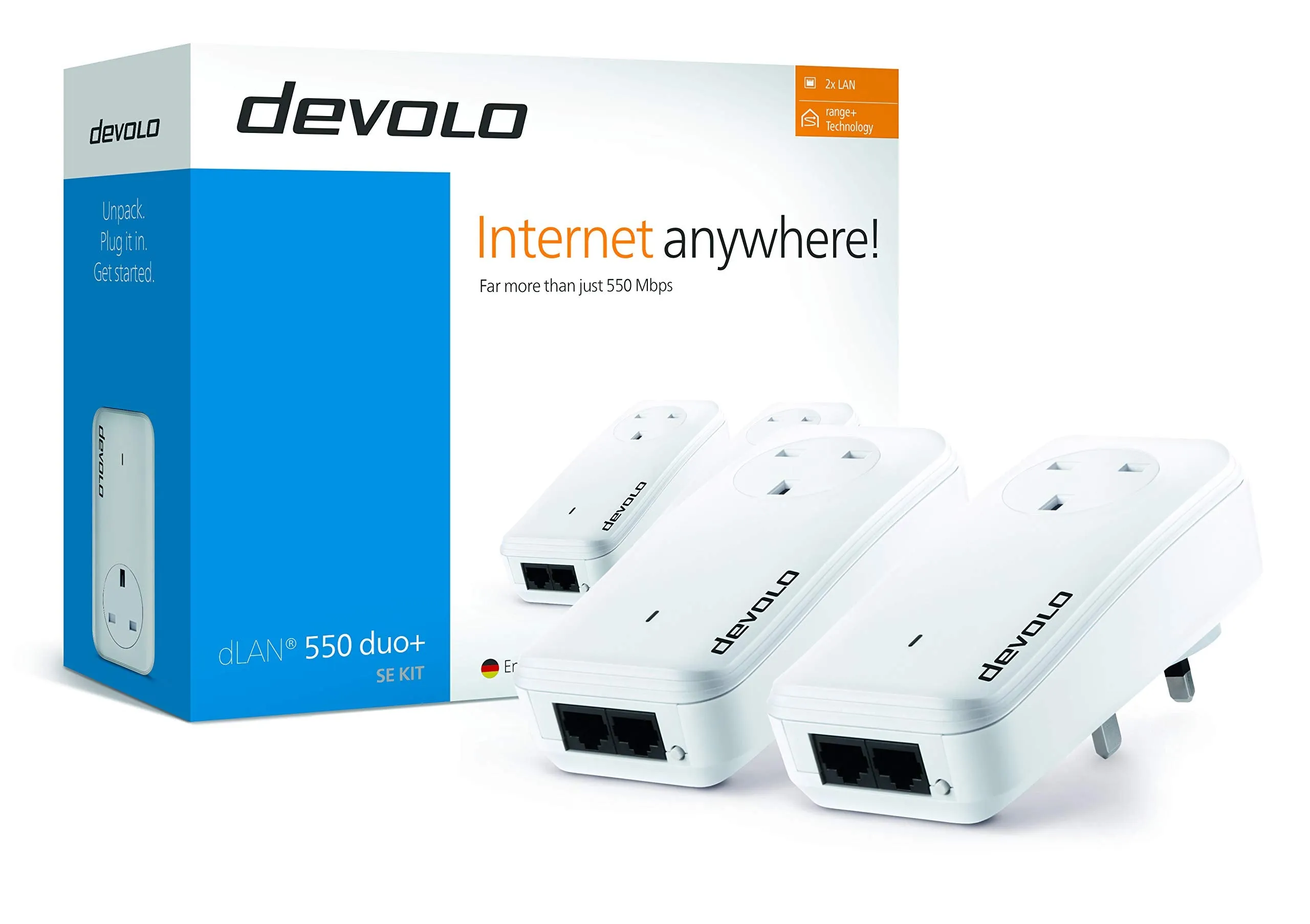 Dlan Powerline 550 Duo Plus Se