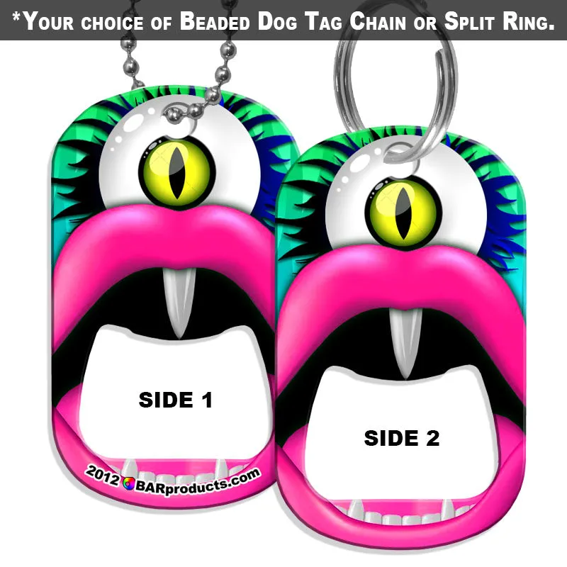 Dog Tag Bottle Opener - Crazy Dan