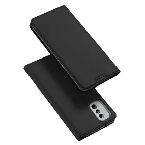 DUX DUCIS Skin Pro Faux Leather Wallet Flip Case for Nokia G60 - Black