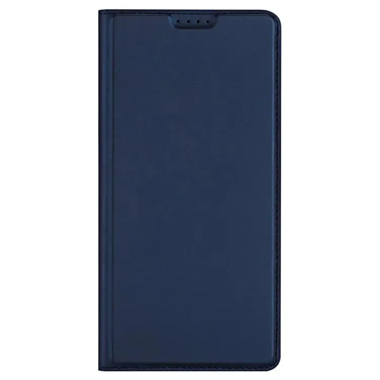 DUX DUCIS Skin Pro Faux Leather Wallet Flip Case for Redmi 13 (4G/5G) / Note 13R / Poco M6 4G - Blue