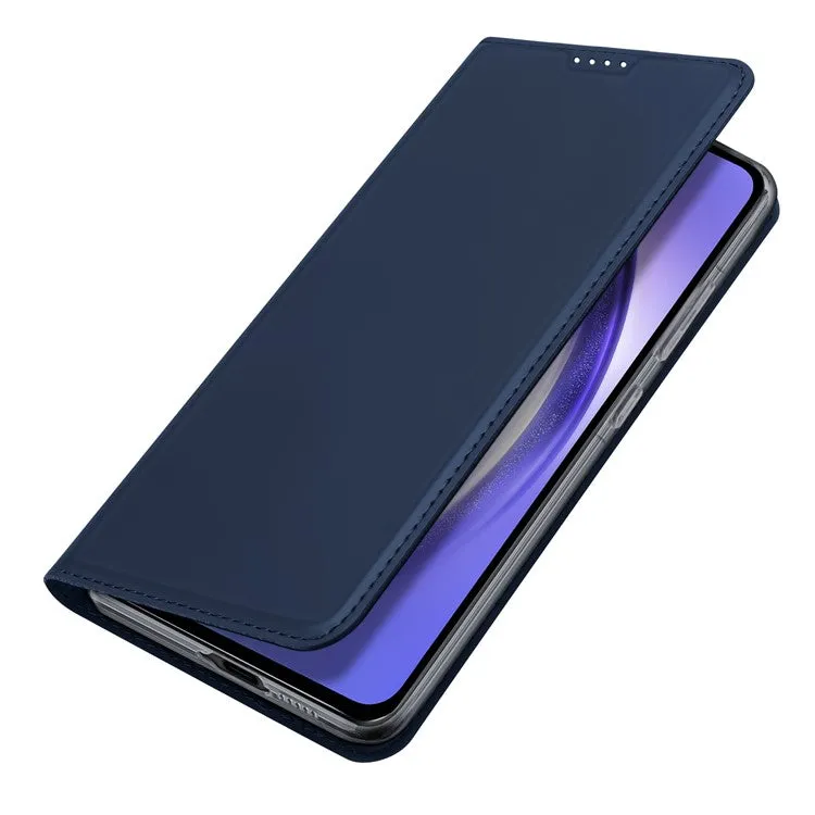 DUX DUCIS Skin Pro Faux Leather Wallet Flip Case for Samsung Galaxy A55 5G - Blue