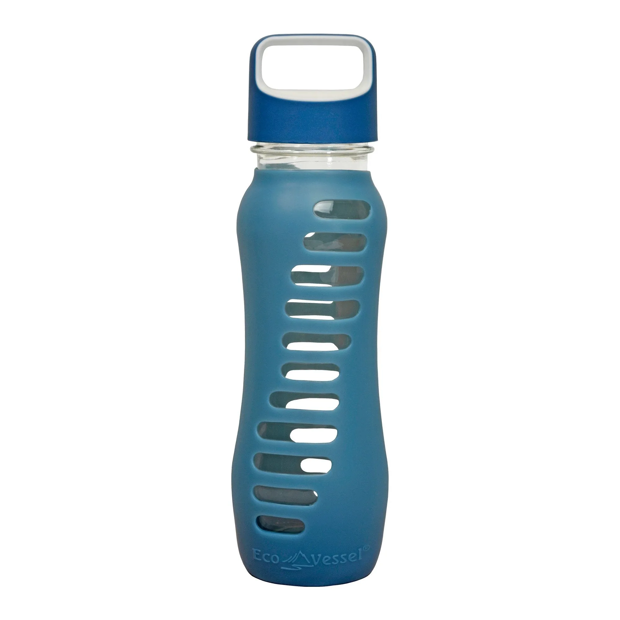 Eco Vessel Surf Recycled Glass Bottle With Silicone Sleeve