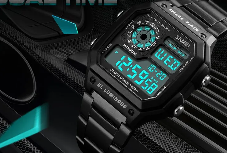 Electronic Watch Dual Display Watch