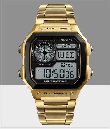 Electronic Watch Dual Display Watch