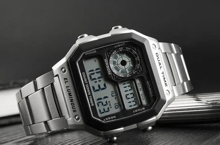 Electronic Watch Dual Display Watch