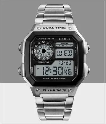 Electronic Watch Dual Display Watch