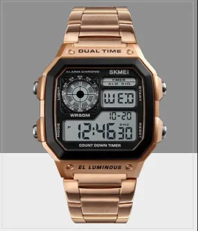 Electronic Watch Dual Display Watch