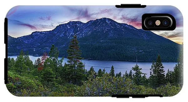 Emerald Bay Dusk By Brad Scott - Phone Case