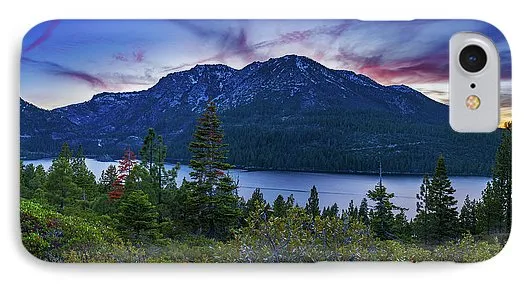 Emerald Bay Dusk By Brad Scott - Phone Case