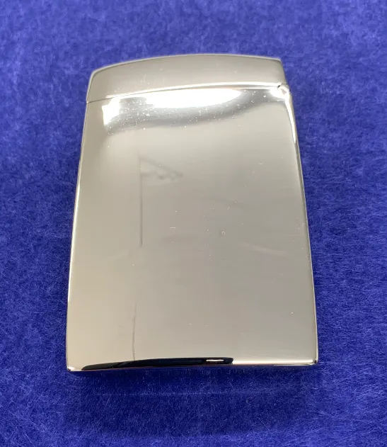 Engraved Personalised Polished Flip Top Business Card Holder