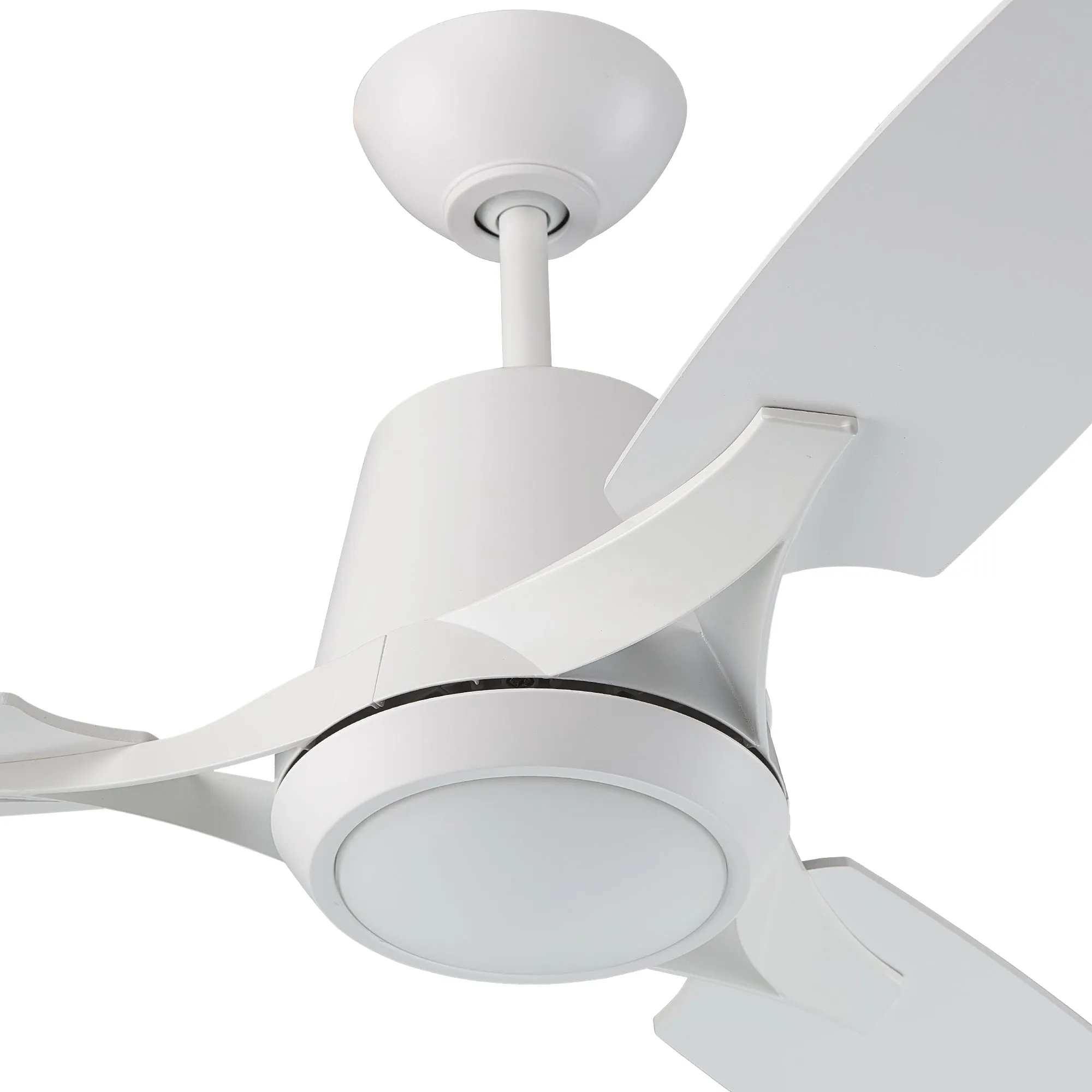 Exton 52 inch Smart Ceiling Fan with LED Light Kit Wall Switch