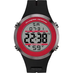 Ferrari Men's 830371 Digital Black Silicone Watch