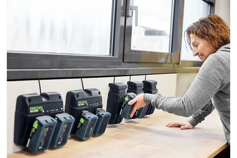 Festool Dual 5.0Ah Battery Pack and TCL 6 DUO Charger Energy Set with Systainer3