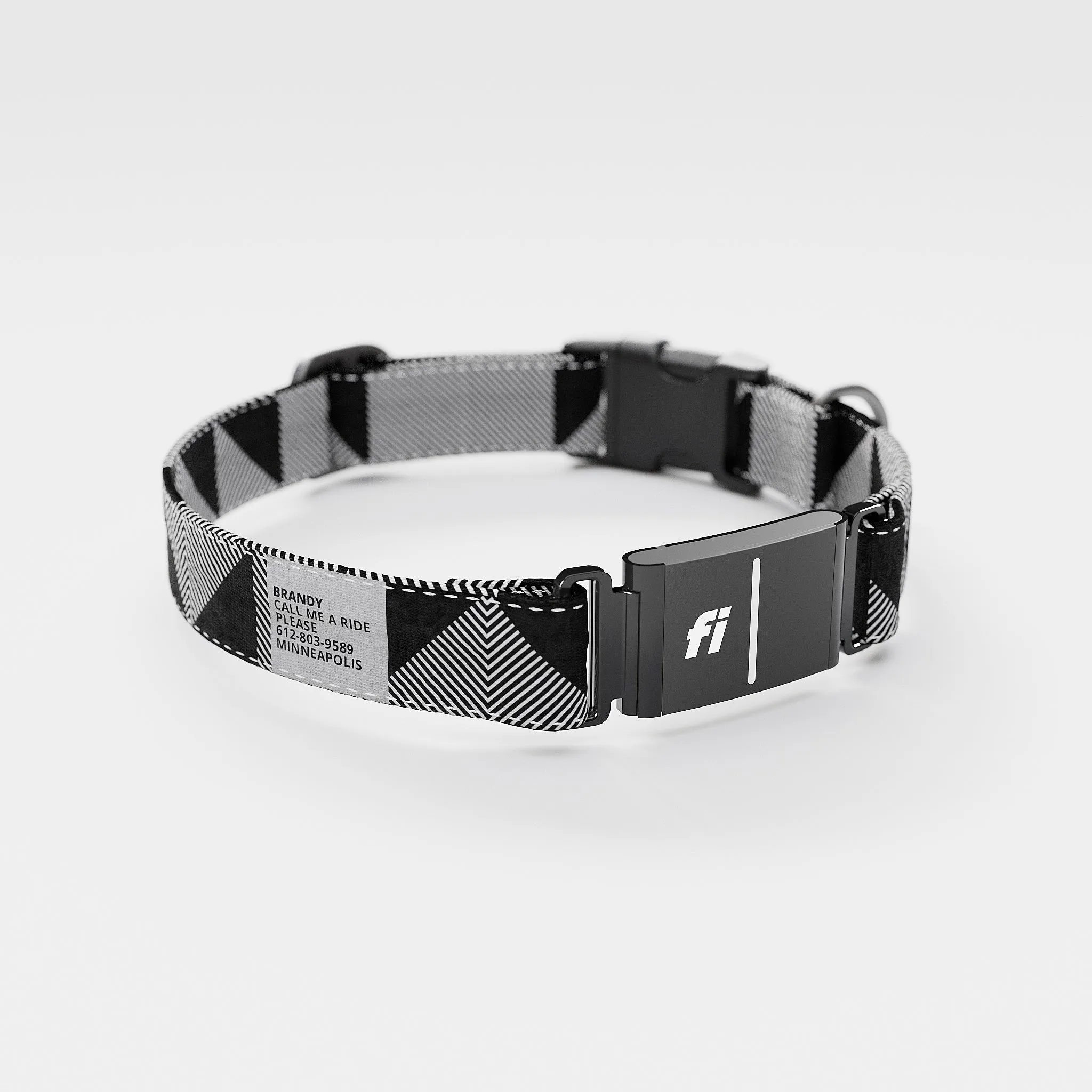 Fi GPS Included Flags Mono Everyday Collar (6 month subscription)