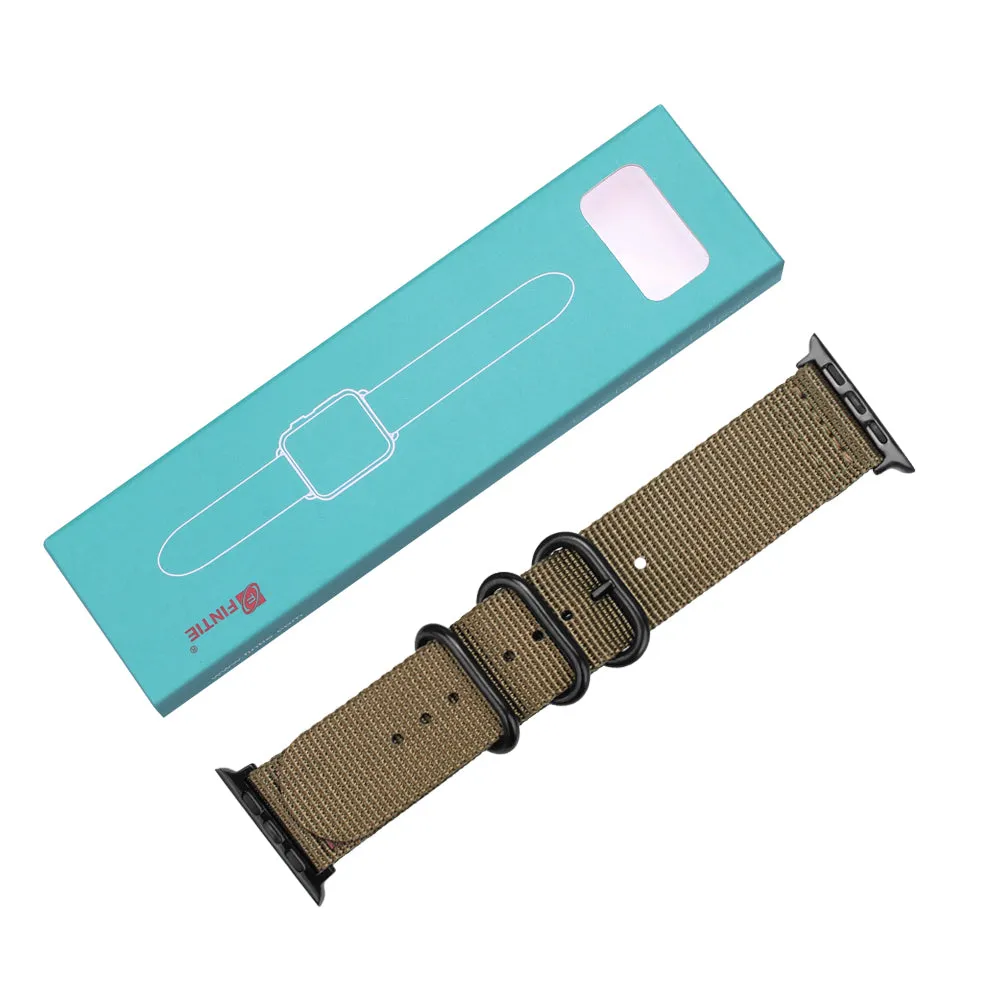 Fintie Nylon Band for Apple Watch 49mm/45mm/44mm/42mm (Ultra 2/Series 9/ 8/7/SE/6/5/4/3/2/1)