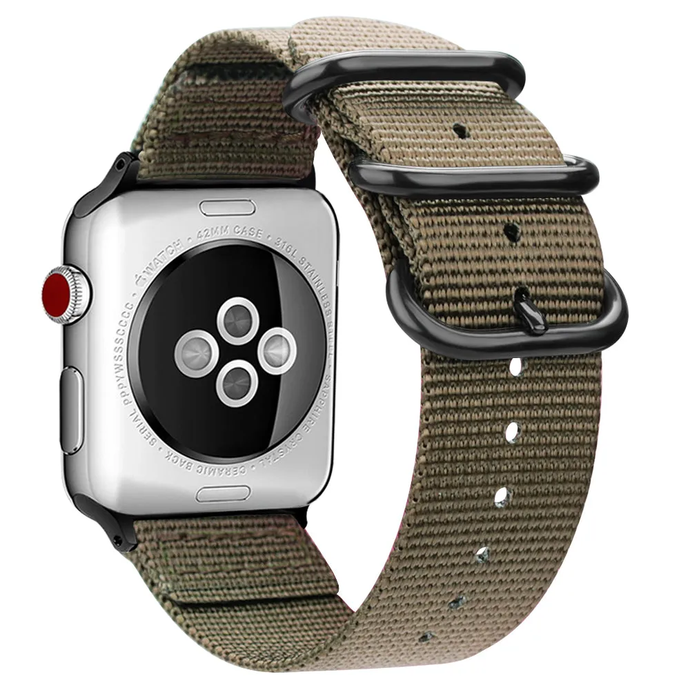 Fintie Nylon Band for Apple Watch 49mm/45mm/44mm/42mm (Ultra 2/Series 9/ 8/7/SE/6/5/4/3/2/1)