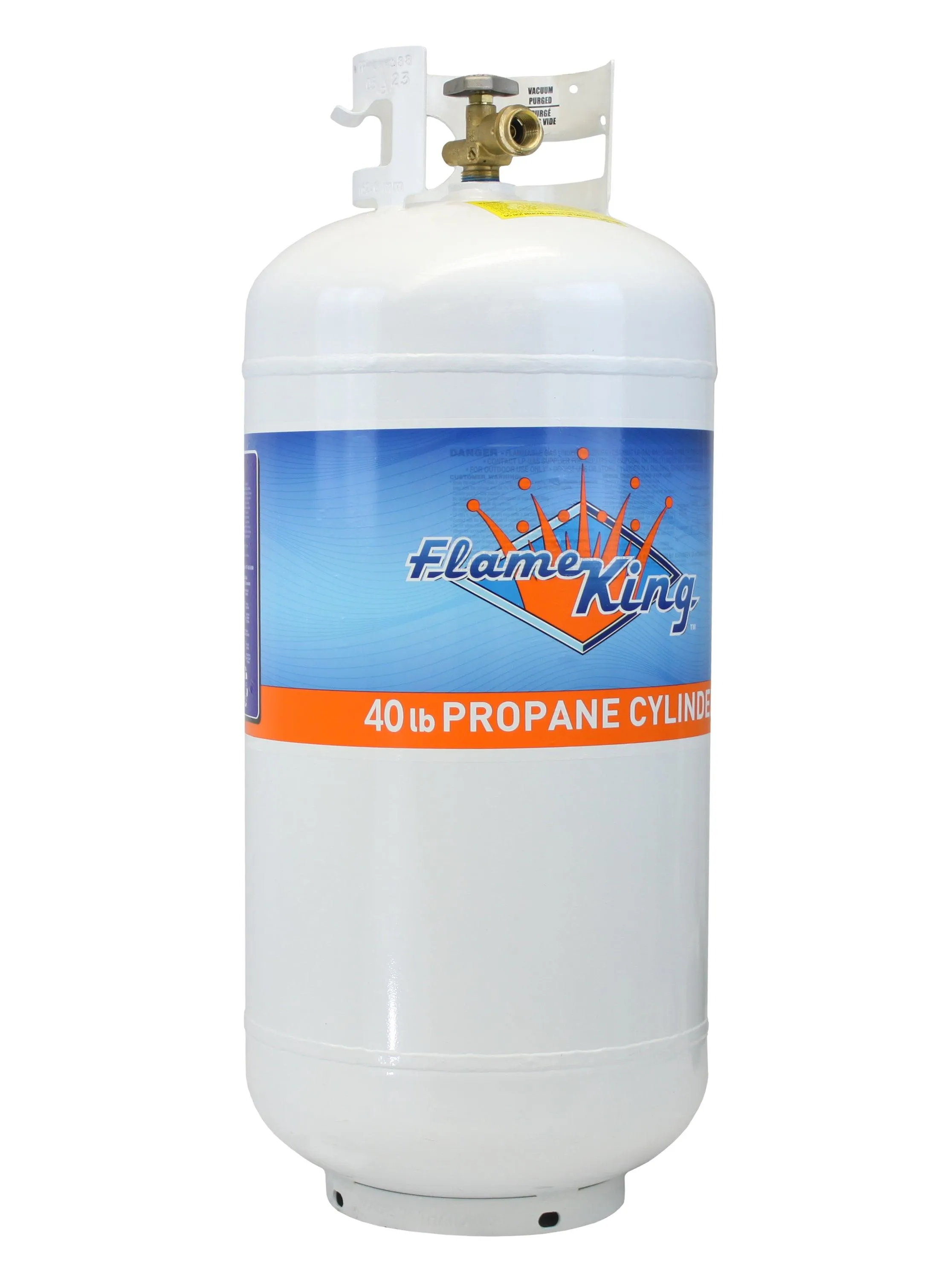 Flame King 40lb Propane Tank LP Cylinder with OPD