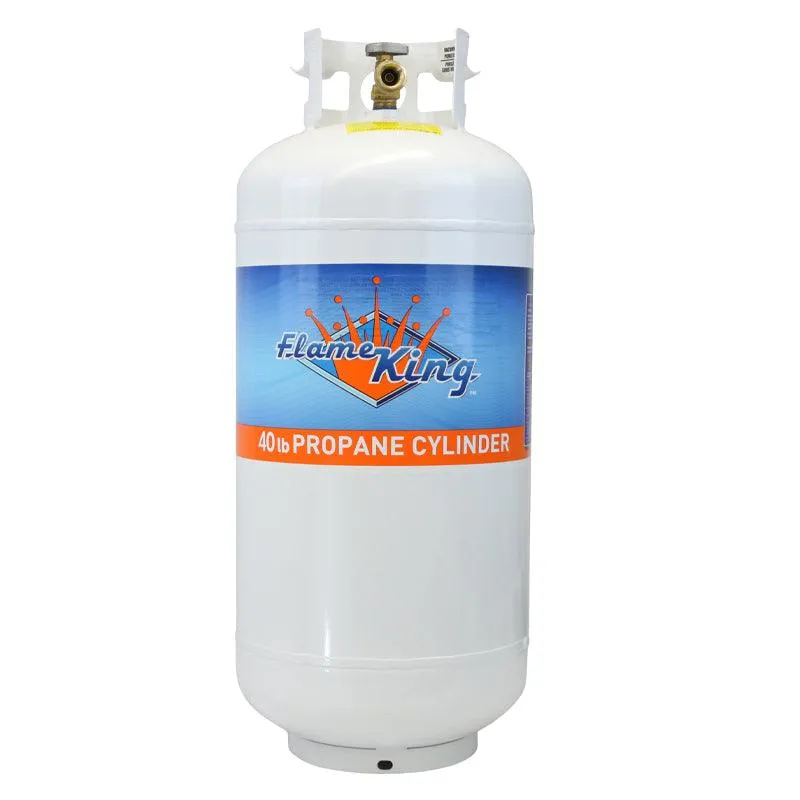 Flame King 40lb Propane Tank LP Cylinder with OPD