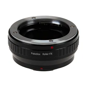 Fotodiox Lens Mount Adapter, Rolleiflex 35mm (SL35, QBM) SLR Lens to Fuji X-Series Mirrorless Camera Body