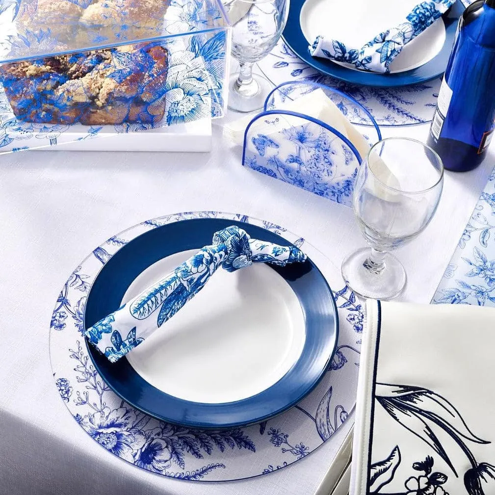 FRENCH TOILE CHARGERS