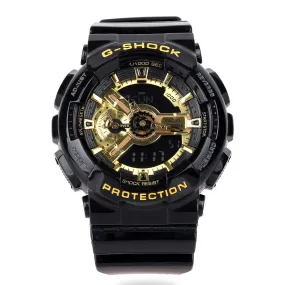 G shock black gold Analog digital Watch